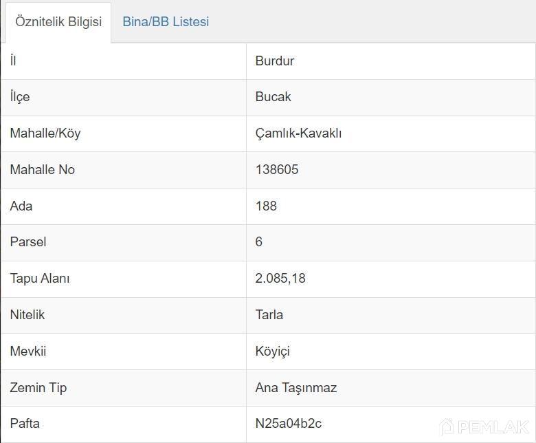 Satın almak Arazi arsası  Burdur Turkey - image 6