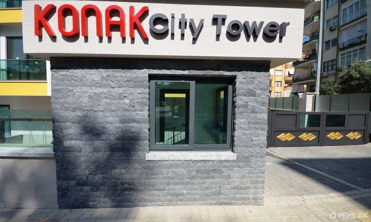 Lüks site Konak City Tower'da iki banyolu 3+1 daire, Alanya - image 1