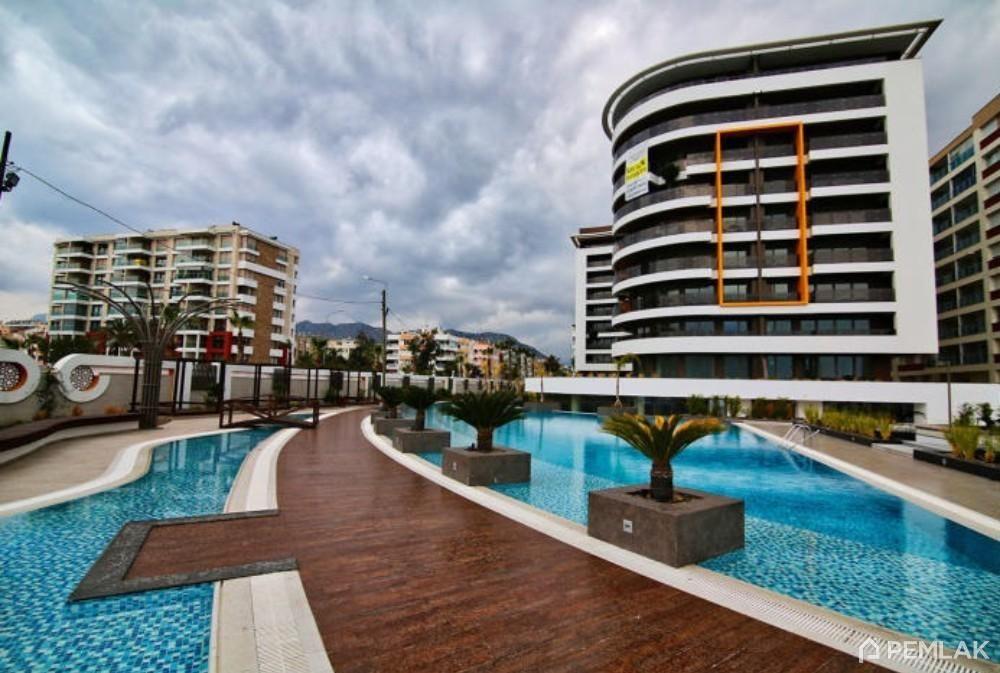 Luxury apartment 3+1 on the first coastline in a luxury residential complex, Liman - image 1