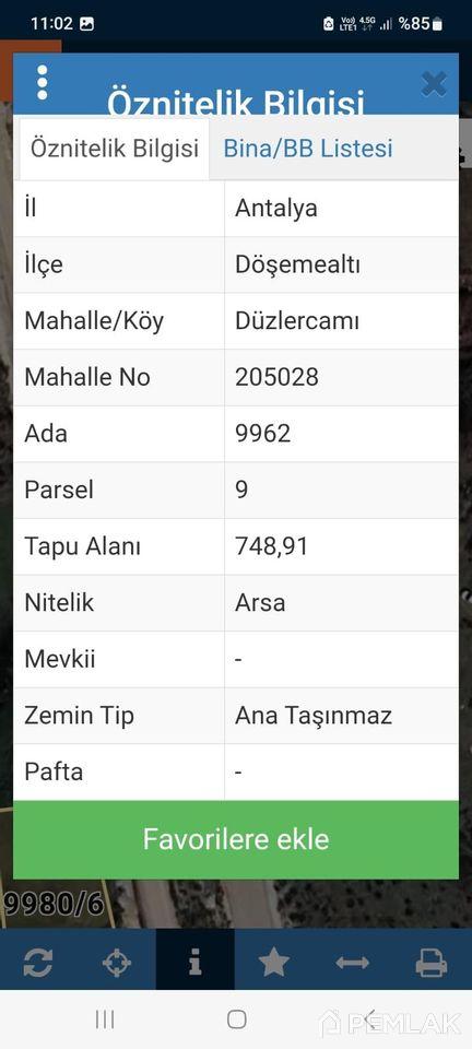 Düzlercami bölgesinde villa inşa etmek için arsa - image 1